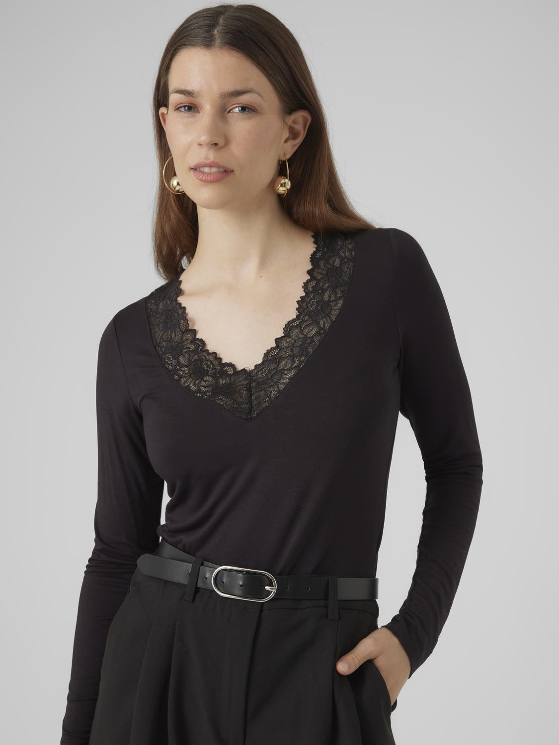 VMROSA Top - Black - VERO MODA & VILA Bergvik